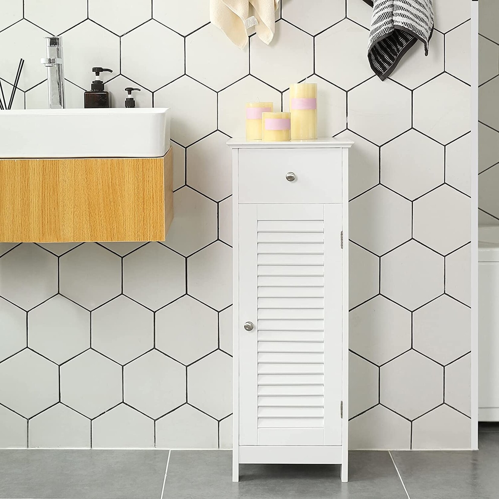 Parya Home - Witte Badkamerkast - MDF