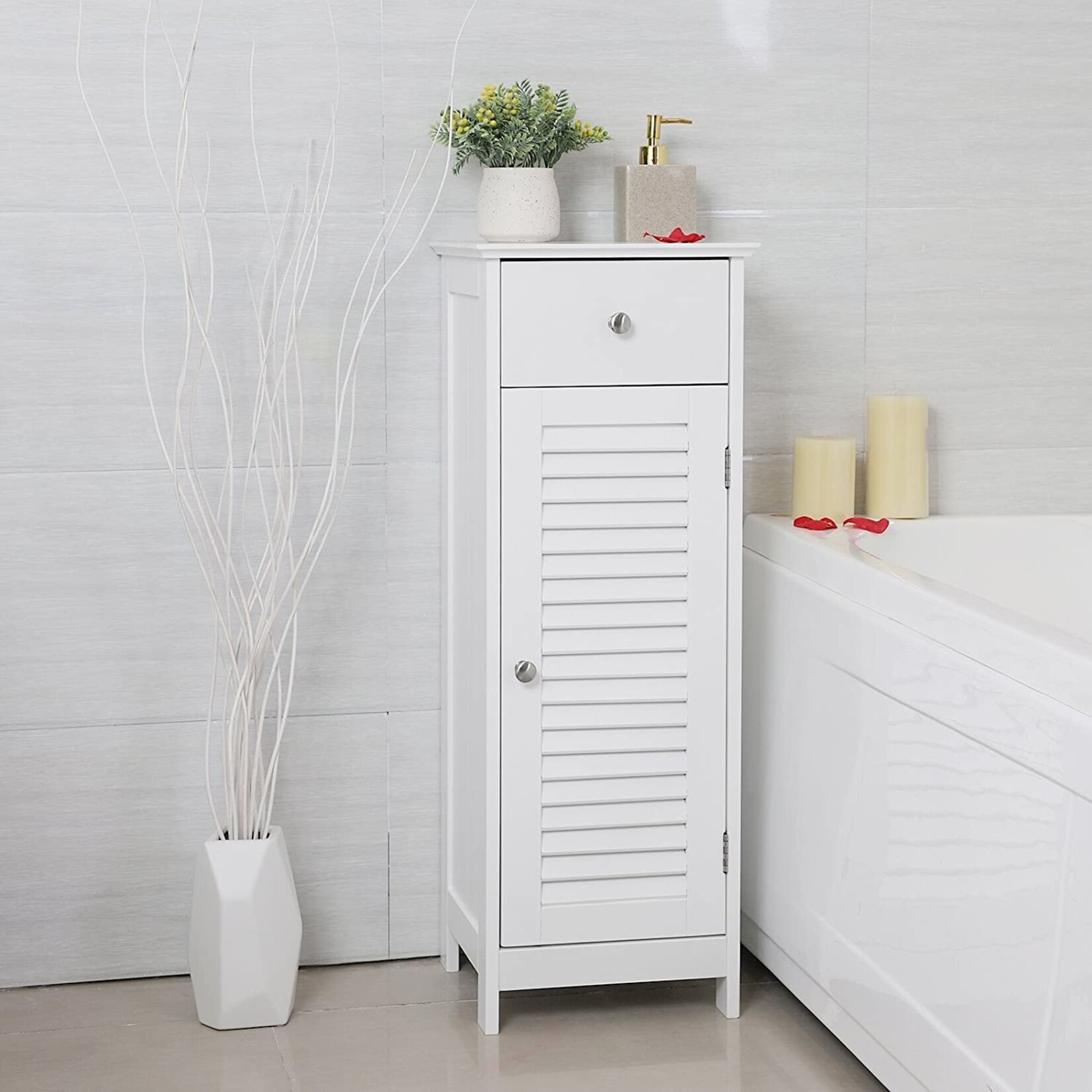 Parya Home - Witte Badkamerkast - MDF