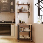 Parya Home - Houten Wandplanken - Set van 2 - Stabiele Hangplanken