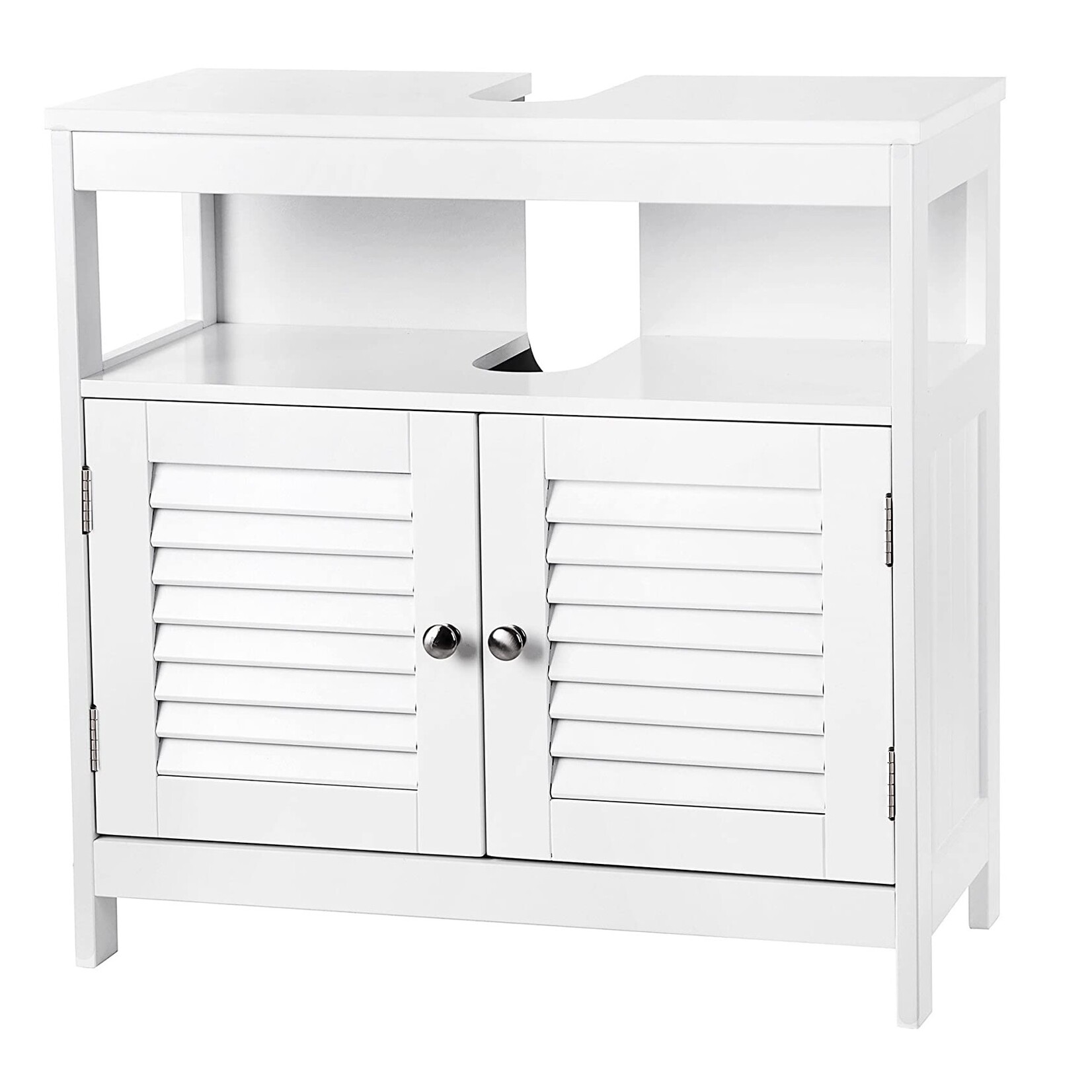 Parya Home Parya Home - Basin cabinet - Cabinet - 2 Doors - Wood - White