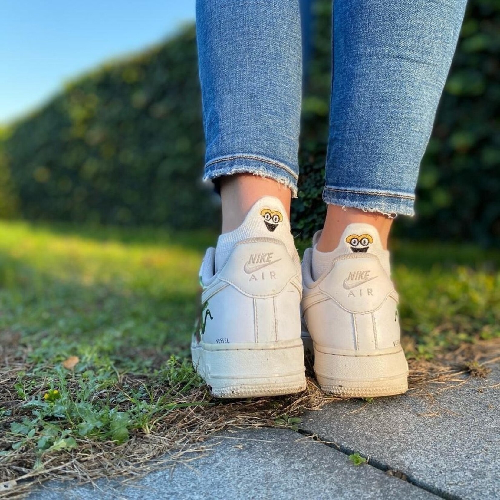 Parya Smiling Socks® 10-Pack - Leuke sokken - Vrouw/Man - Maat 35-43 - Grappige sokken - Katoen - Cadeau voor haar - Antislip sokken - One size sokken - Wit