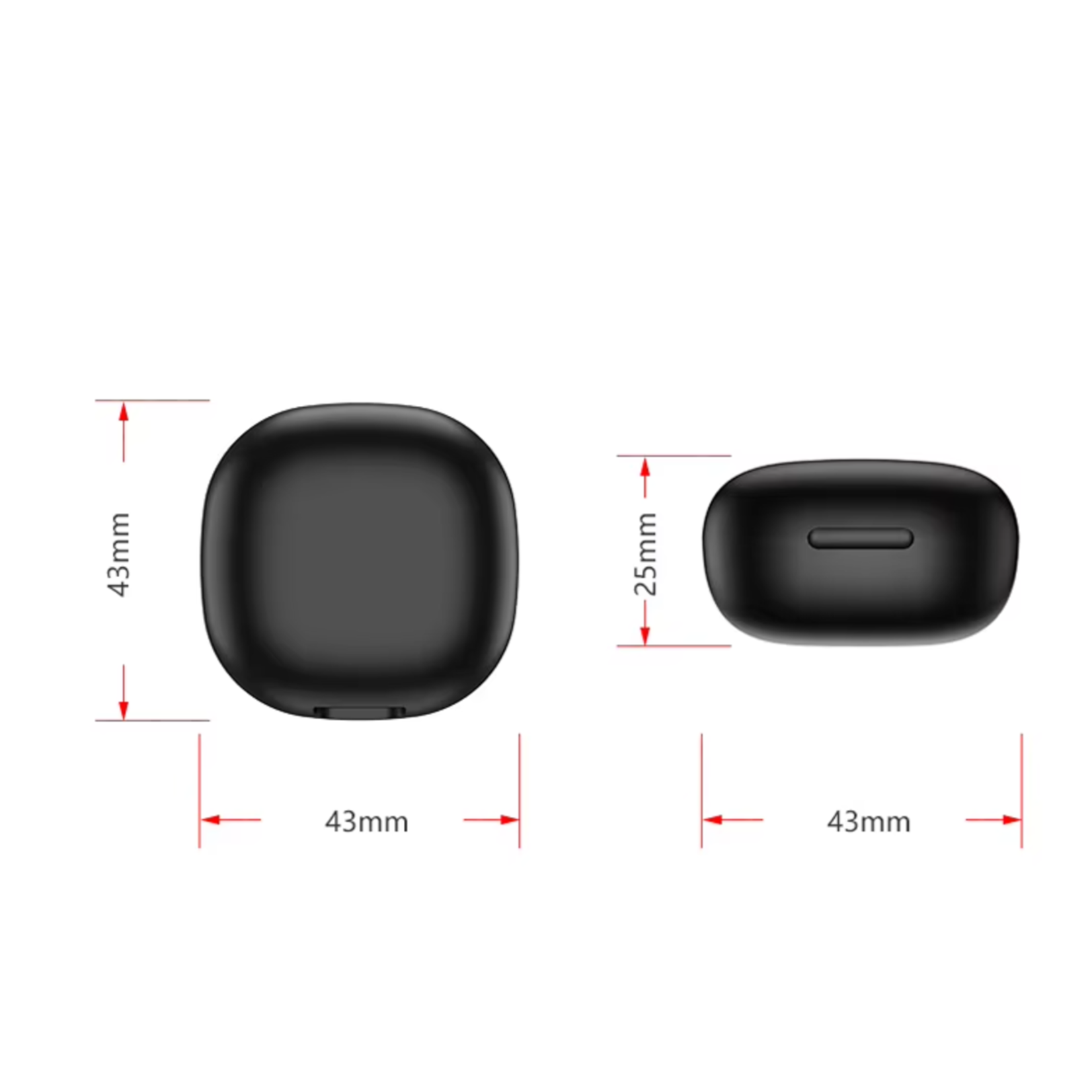 Parya Home Parya - Smart Ring - European ring size 65- Waterproof - Sleep Monitor - Heart Rate Monitor - SpO2 Monitor - Daily Activity Tracking - Mobile App - Black