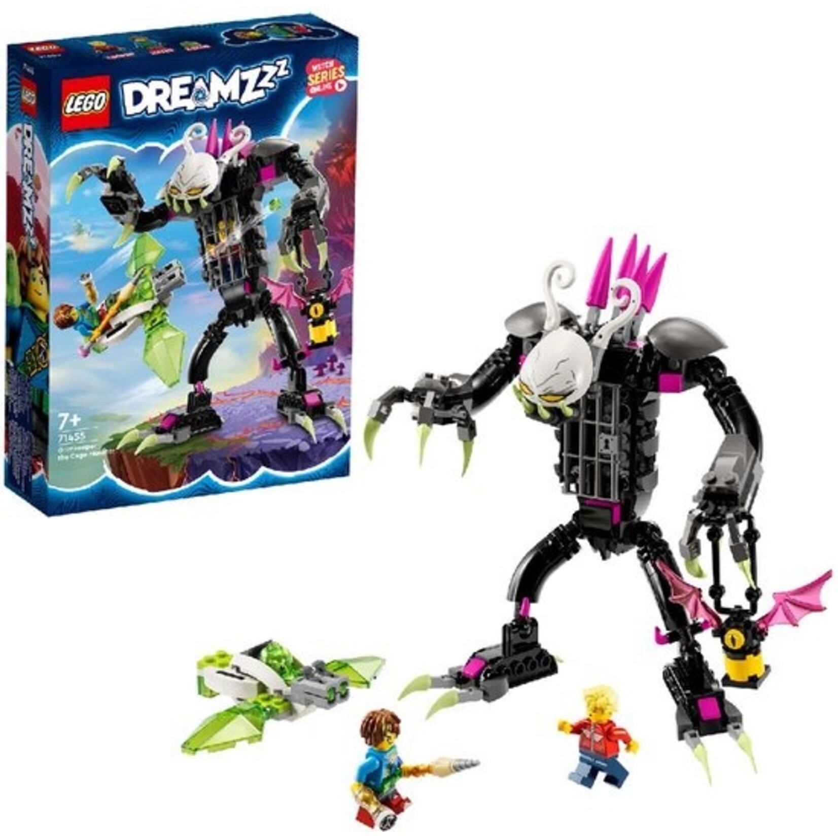 LEGO LEGO DREAMZzz Grim Grab the Cage Monster Toy Monster Set - 71455