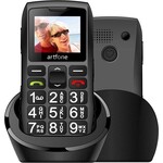 Artfone - C1+ - Seniors Mobile Phone - SOS function - Large buttons - Drop protection - Charging station
