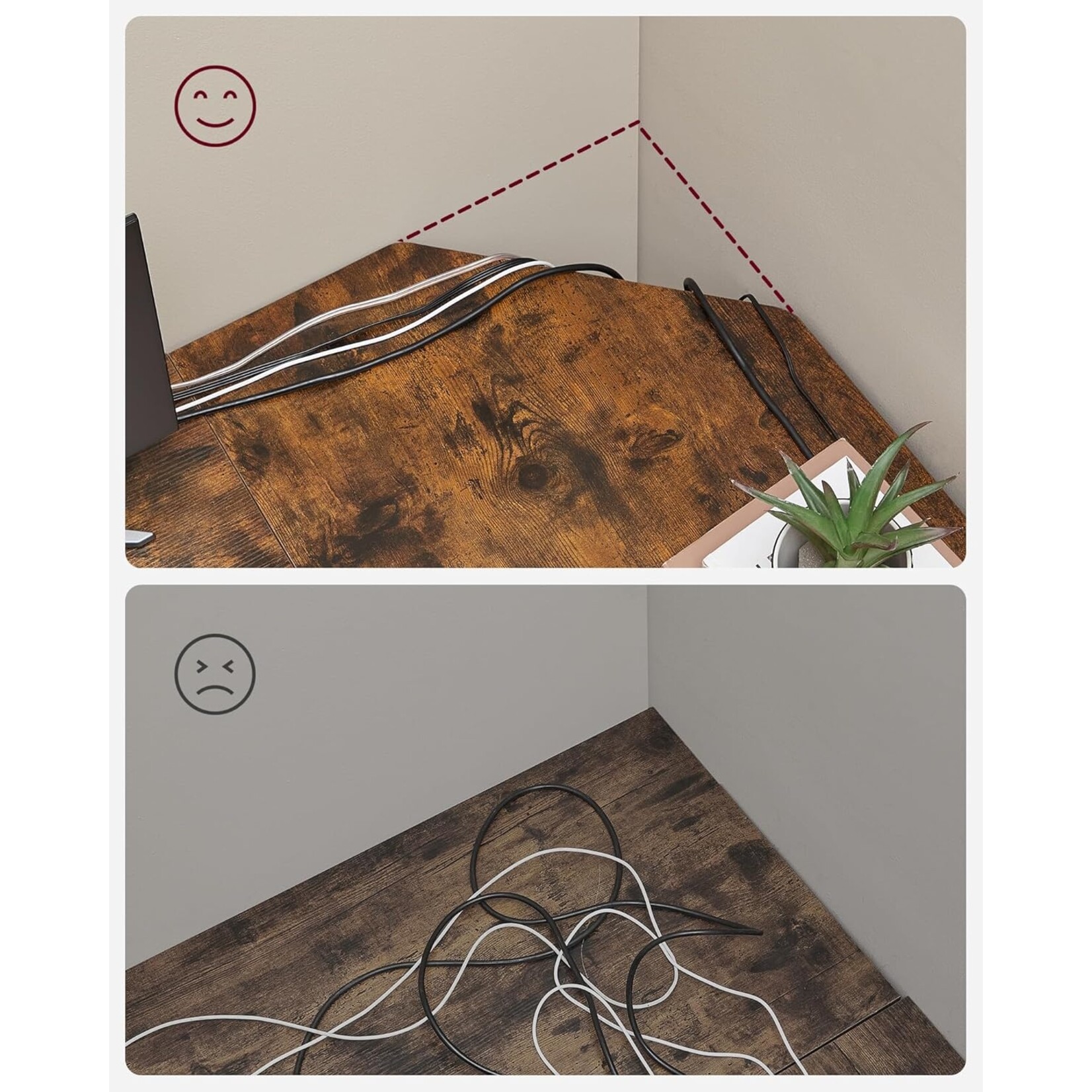 Bobbel Home Bobbel Home - Industrial corner desk - L-shaped - MDF / Metal