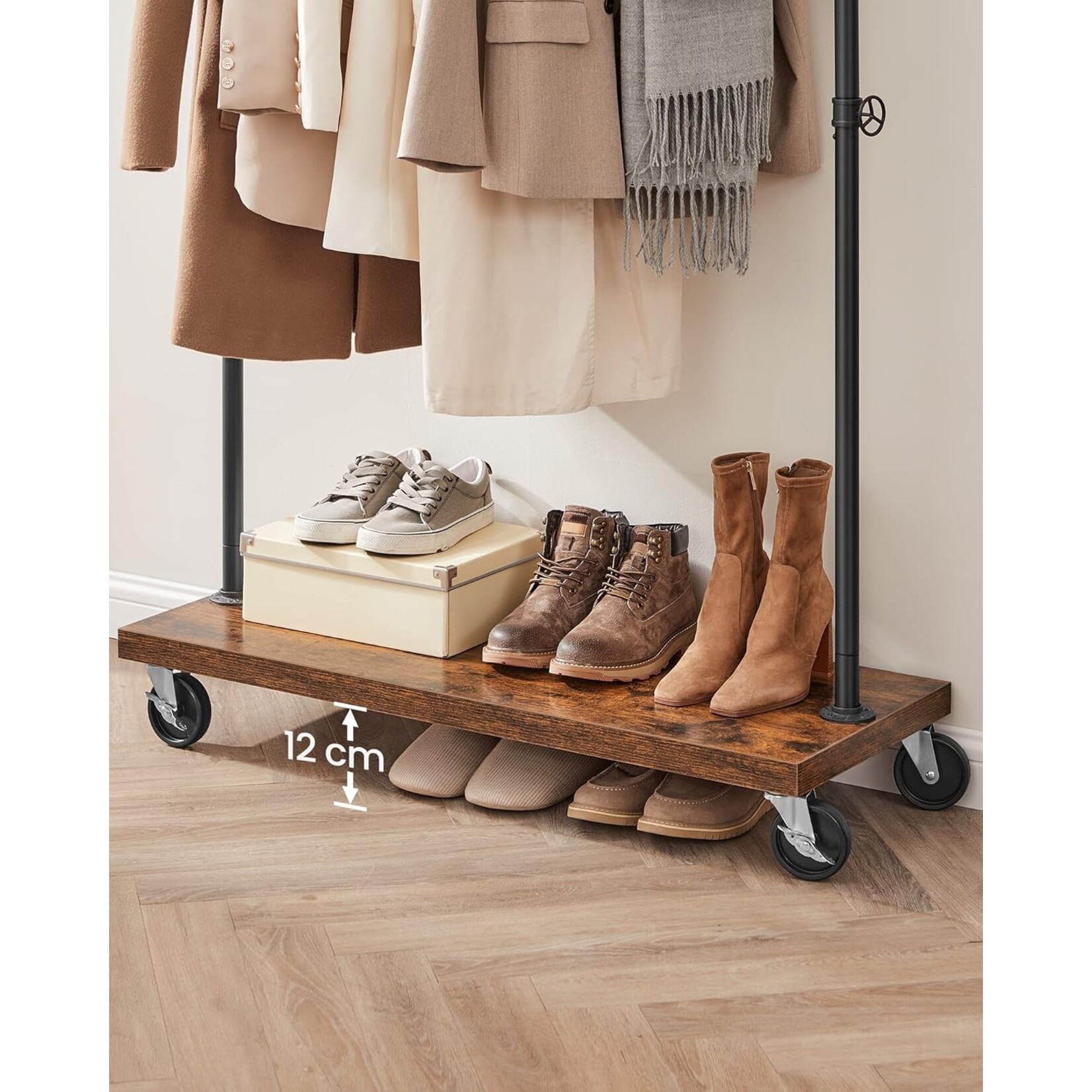 Bobbel Home Bobbel Home - Clothes Rack - Metal - Black/Brown