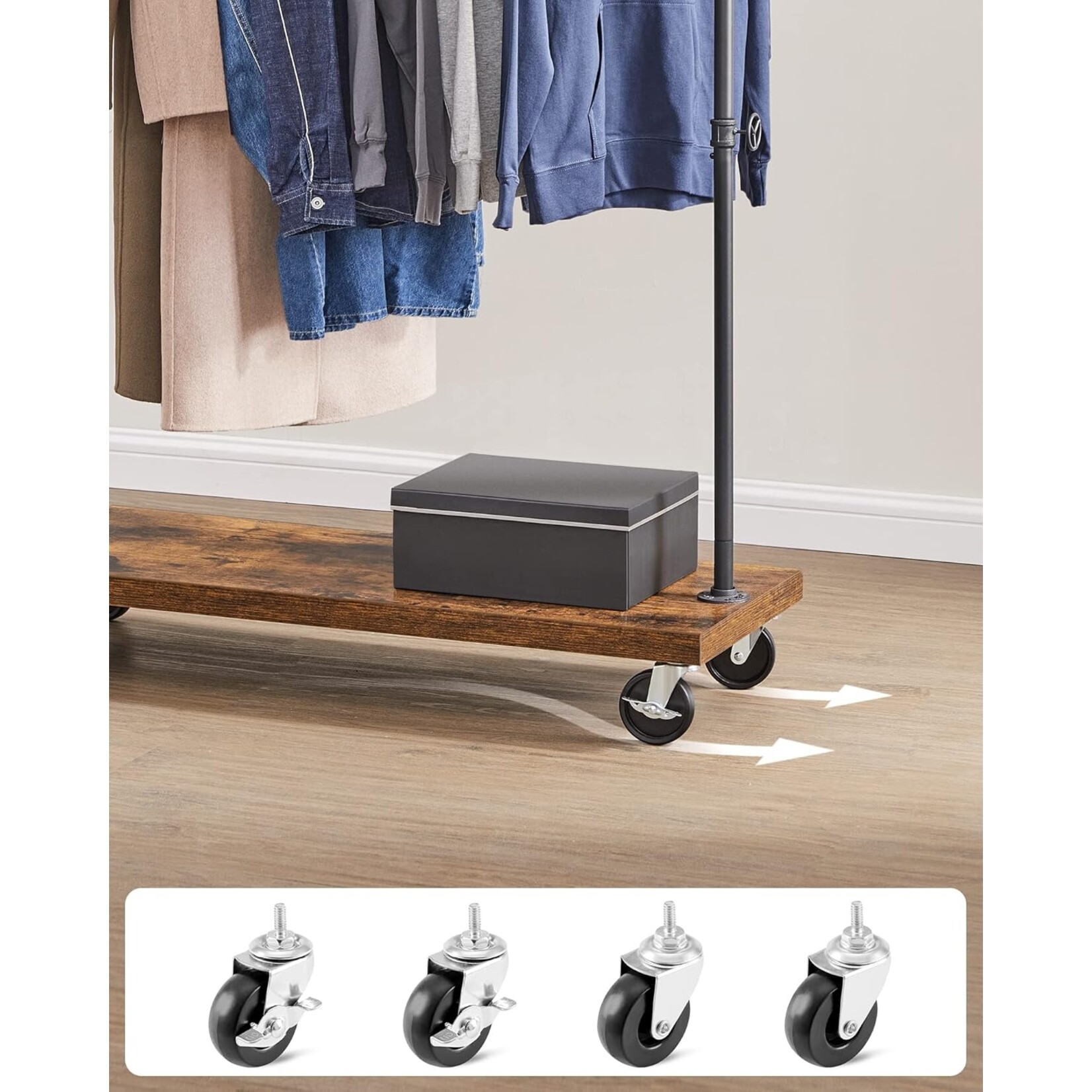 Bobbel Home Bobbel Home - Clothes Rack - Metal - Black/Brown