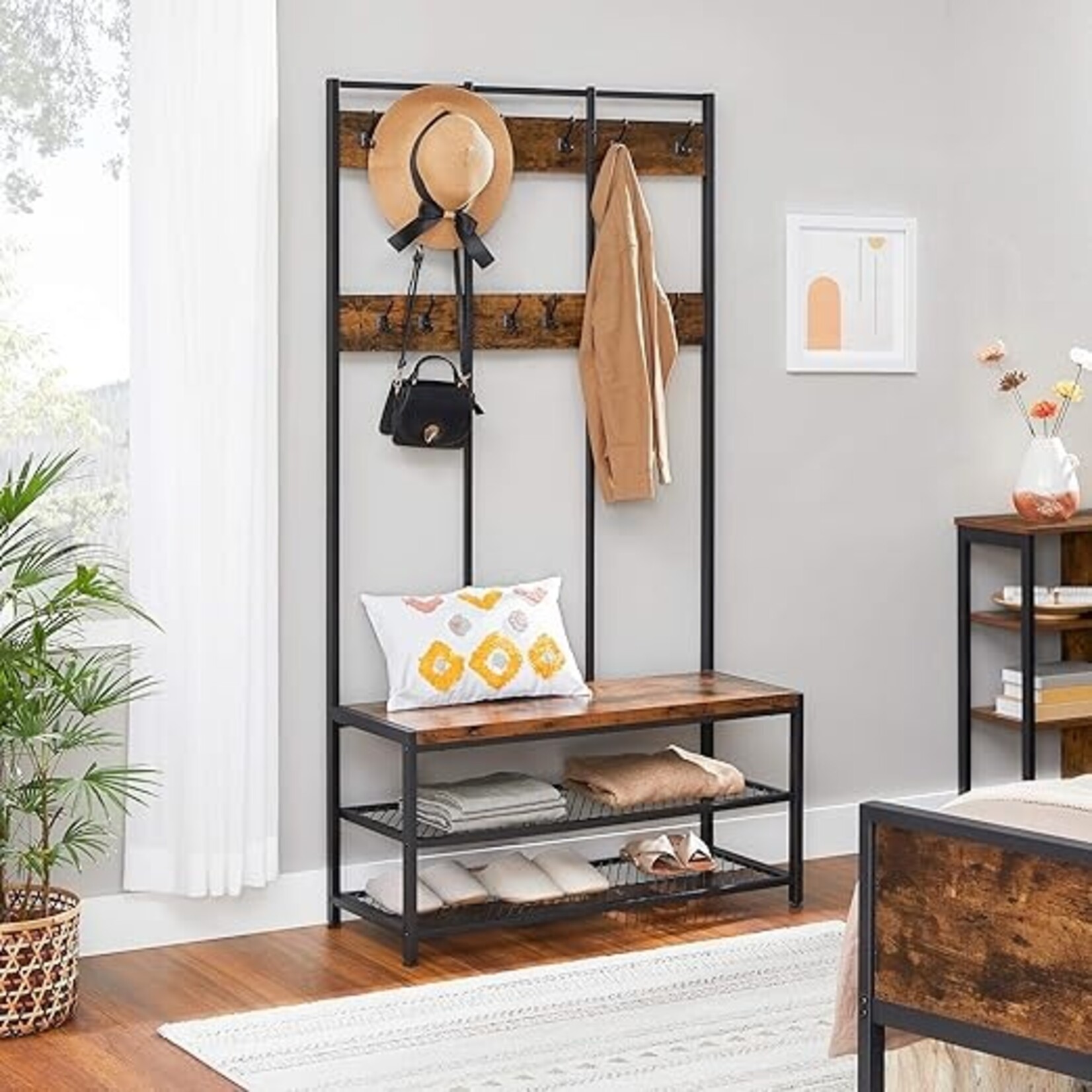 Bobbel Home Bobbel Home Coat rack with shoe bench – stylish, multifunctional and extremely solid