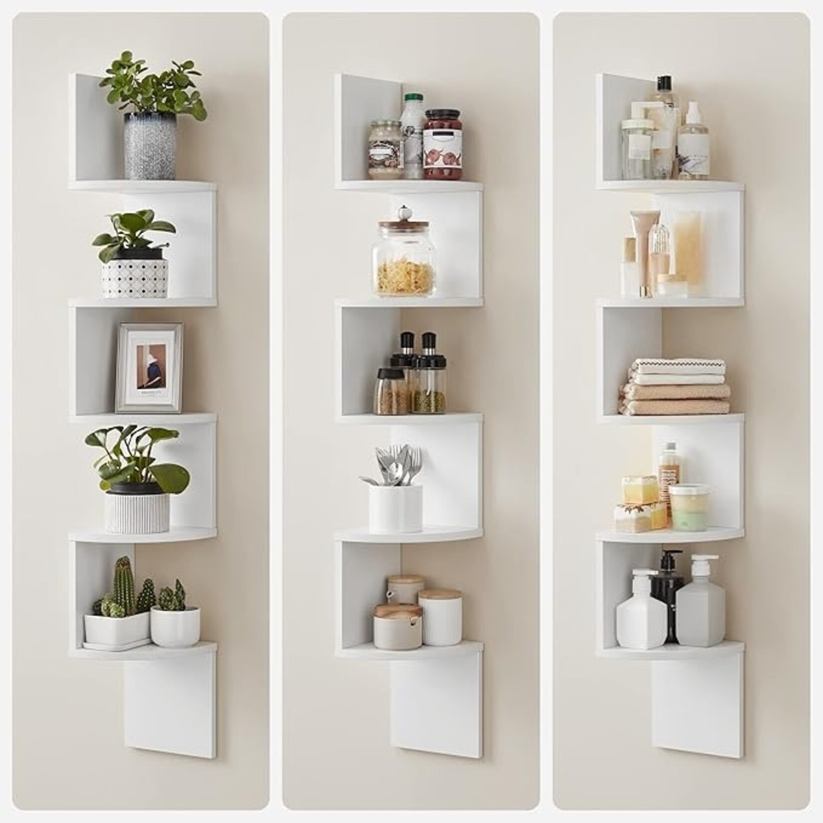 Parya Home 5-Tier Bookcase - 127.5CM Filing Cabinet - Cabinet