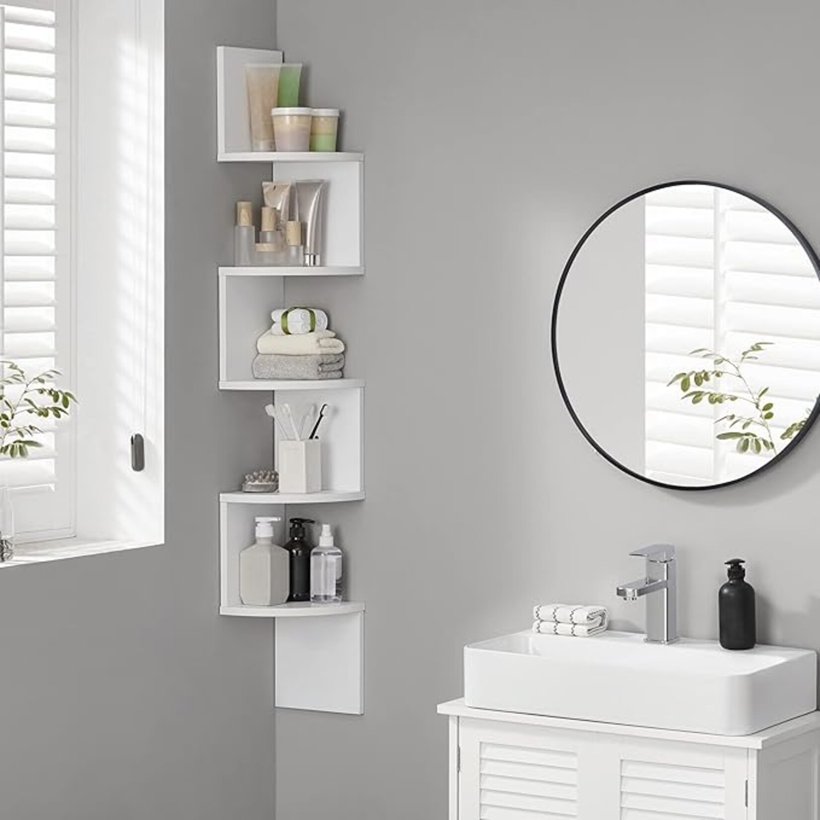 Parya Home Parya Home Boekenkast Met 5 Niveaus - 127,5CM Archiefkast - Kast