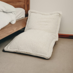 Bobbel Home BobbelHome - sfeervolle zitzak/zitkussen -  Teddy - Beige