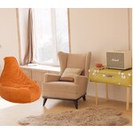 Bobbel Home Bobbel Home - Chair Beanbag Ribbing - Orange - Junior - Indoors