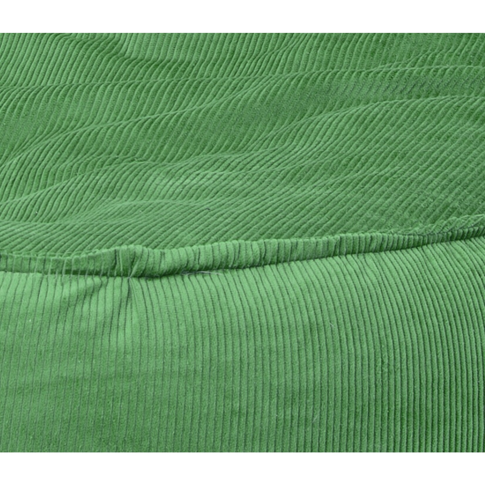 Bobbel Home Bobbel Home -  Zitzak Stoelvorm - Santiago - Ribstof – Zitstoel - Junior - 100 liter - Curduroy - Voor Binnen - Groen