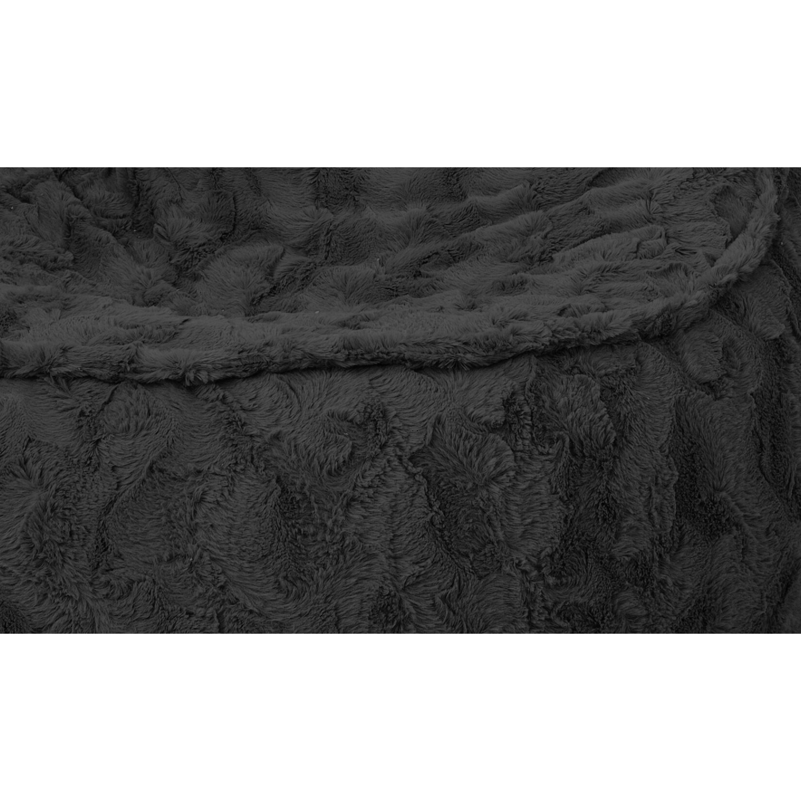 Bobbel Home Bobble Home - Beanbag Chair Shape - Florance - Faux fur - Lounge chair - 100 liters - Durable - For Indoor - Black