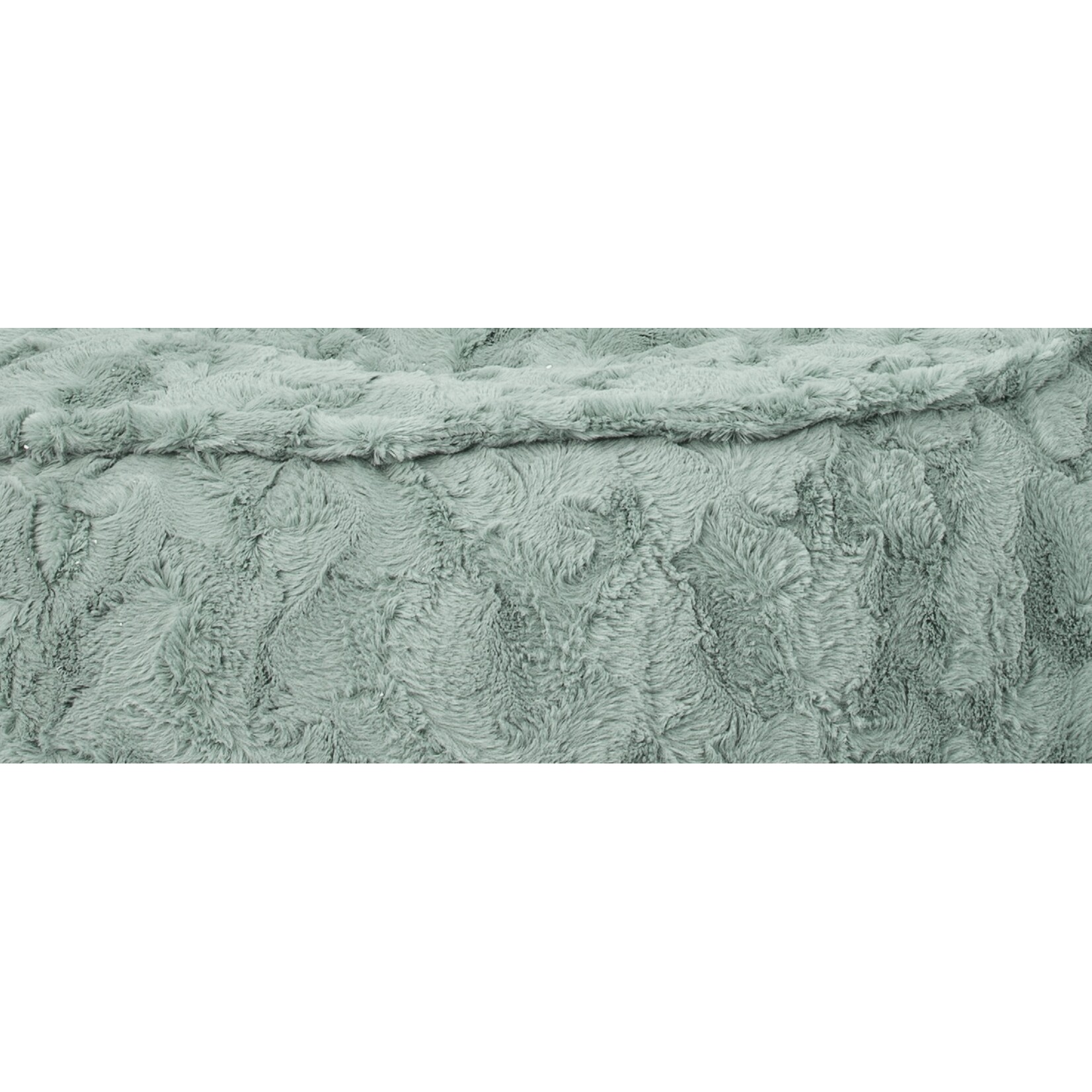 Bobbel Home Bobbel Home - Zitzak Stoelvorm - Florance - Faux fur - Zitstoel - 100 liter - Duurzaam - Voor Binnen - Groen