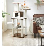 Bobbel Home Bobble Home - Cat Scratching Post, Scratching Post Made of Natural Sisal Rope, Scratching Post with Plush Toy Ball, Scratch Protection for Furniture, 73 cm High, Vintage Brown