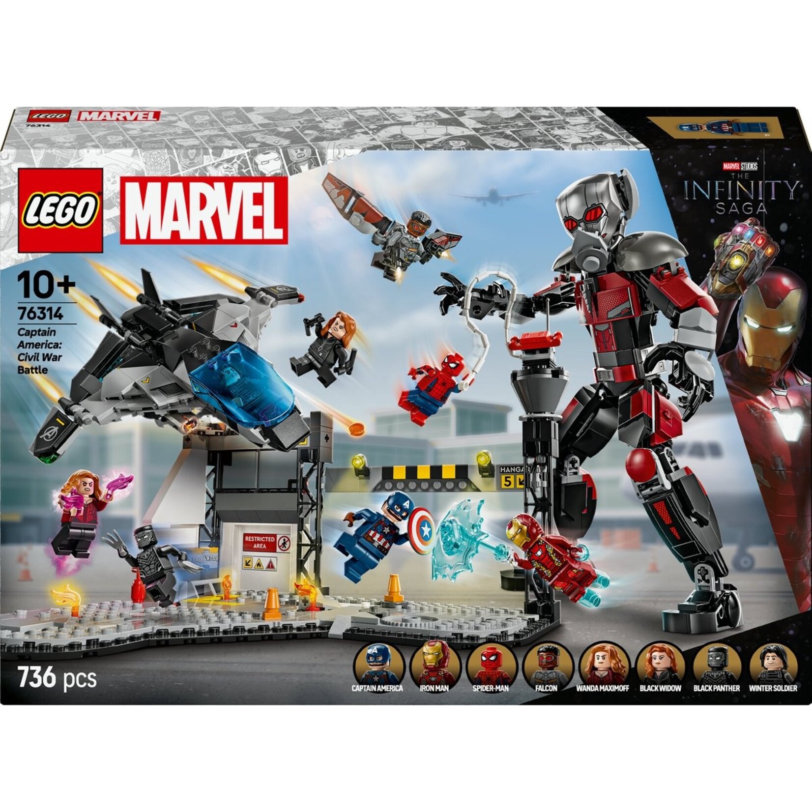 LEGO Marvel Captain America: Civil War actiescène - 76314