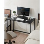 Parya Home Compact Bureau, zwart , Modern computerbureau met metalen frame