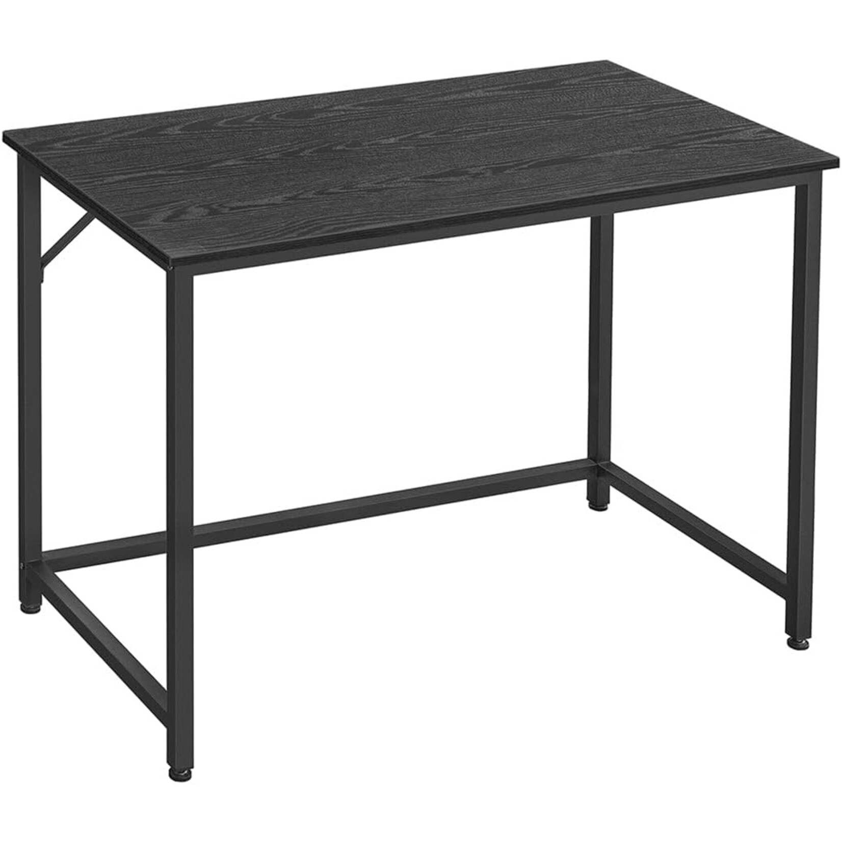 Parya Home Compact Bureau – Modern computerbureau met metalen frame, 50 x 100 x 76 cm, zwart