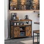 Parya Home Industrieel tv meubel , vintage tv meubel bruin-zwart