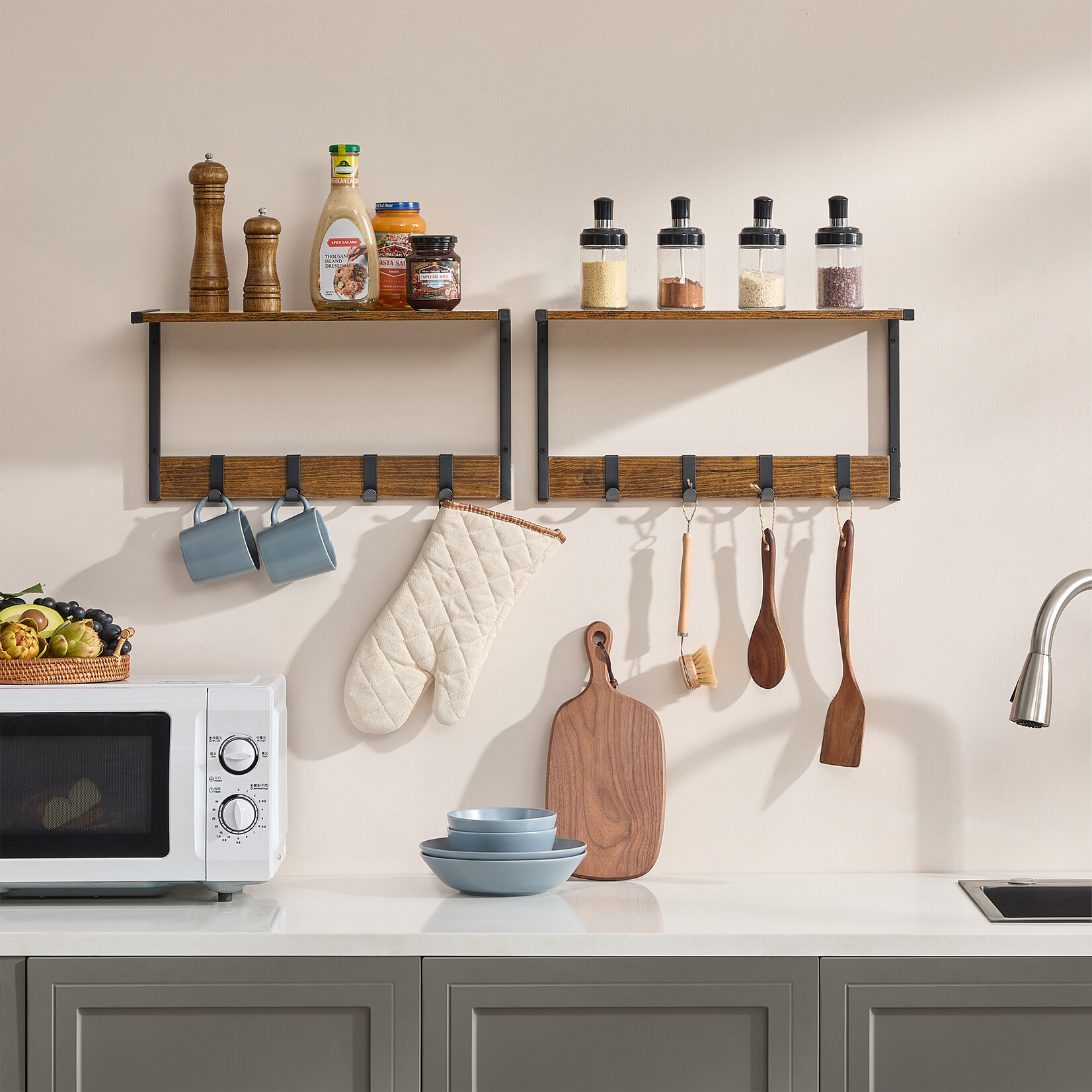 Bobbel Home Stylish Wall Shelves by Bobbel Home - Set of 2