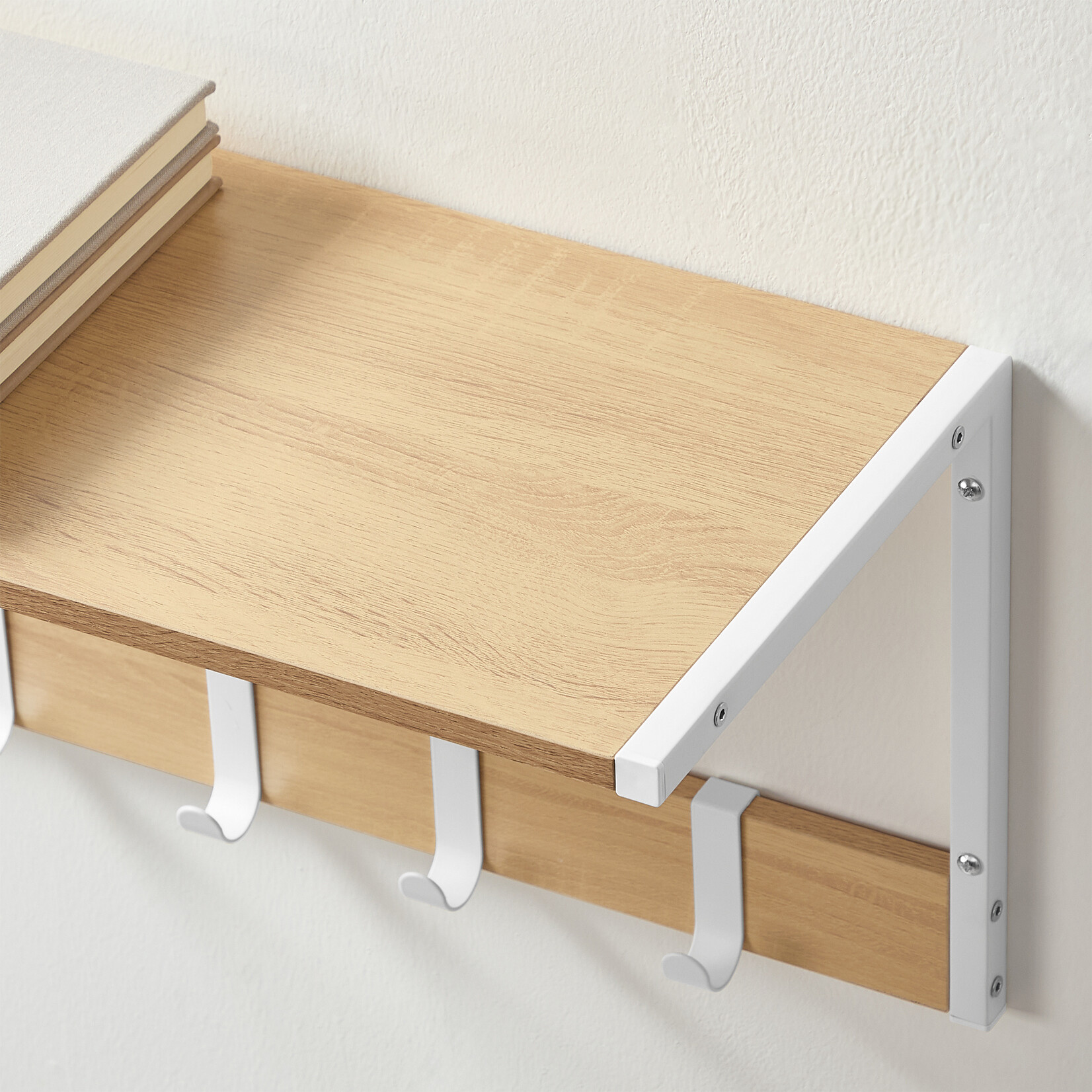 Bobbel Home Stylish Wall Shelves by Bobbel Home - Set of 2 - Natural White