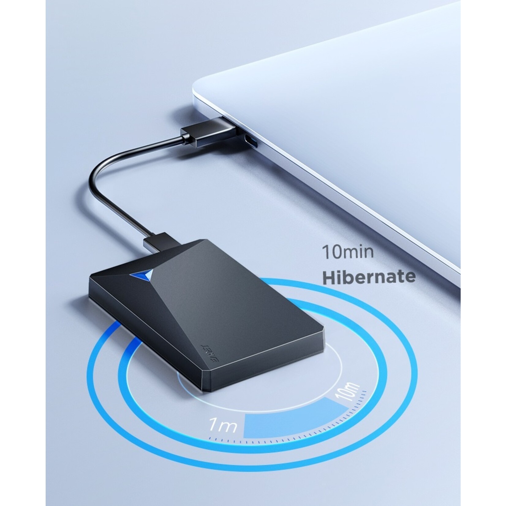 Dutch Wanted Dutch Wanted Eaget Space Portable SSD External Hard Drive - 1000GB of Solid State Storage - Plug and play - Portable storage - Storage external PC or laptop - USB 3.2 - Hard drive expansion