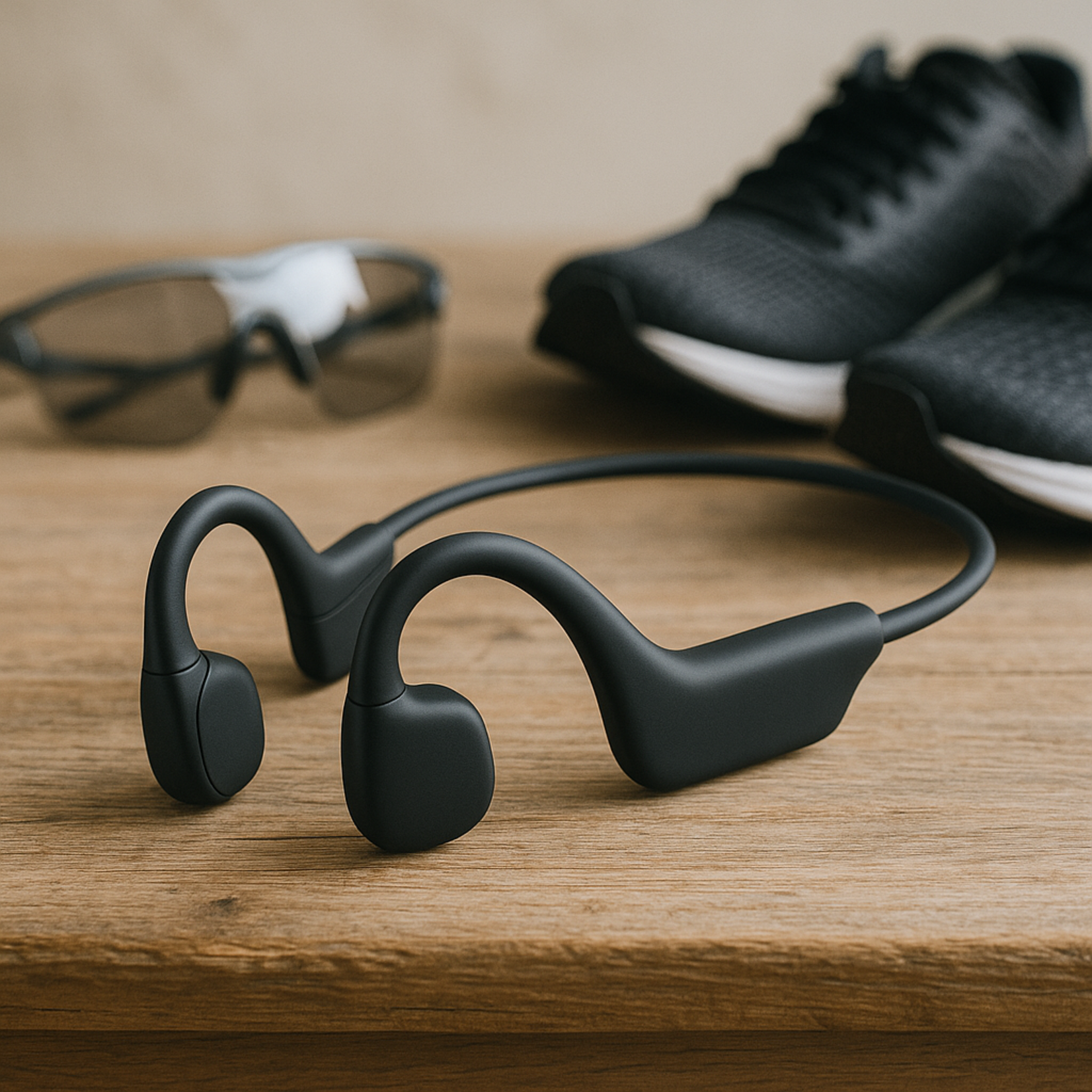 Dutch Wanted Dutch Wanted- Bone AS22 - Running -  Sports headphones - Sports earphones - Wireless earbuds - With microphone - Waterproof and Sweatproof-  Sports headphones - Running earphones - Wireless