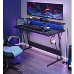 Parya Home Electric Height-Adjustable Desk 120 x 60 cm – Stepless Adjustment with Memory Function – Vintage Brown & Black