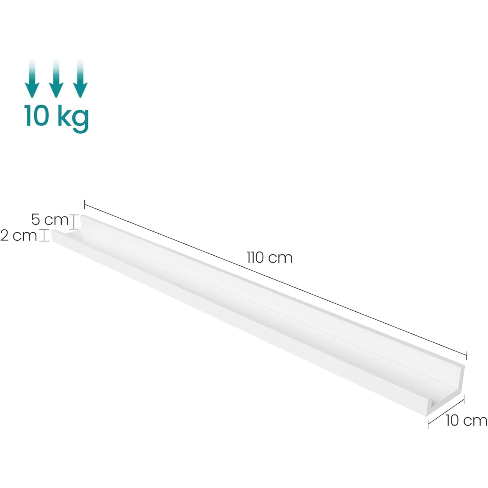 Bobbel Home Floating shelves - Wall shelf - White