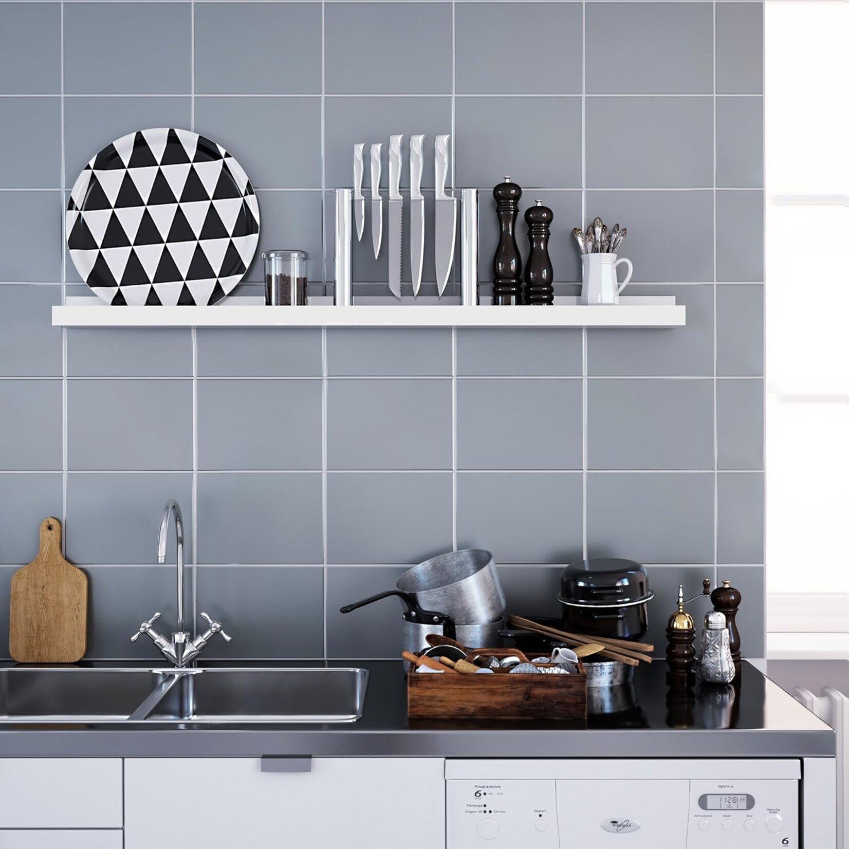 Bobbel Home Floating shelves - Wall shelf - White