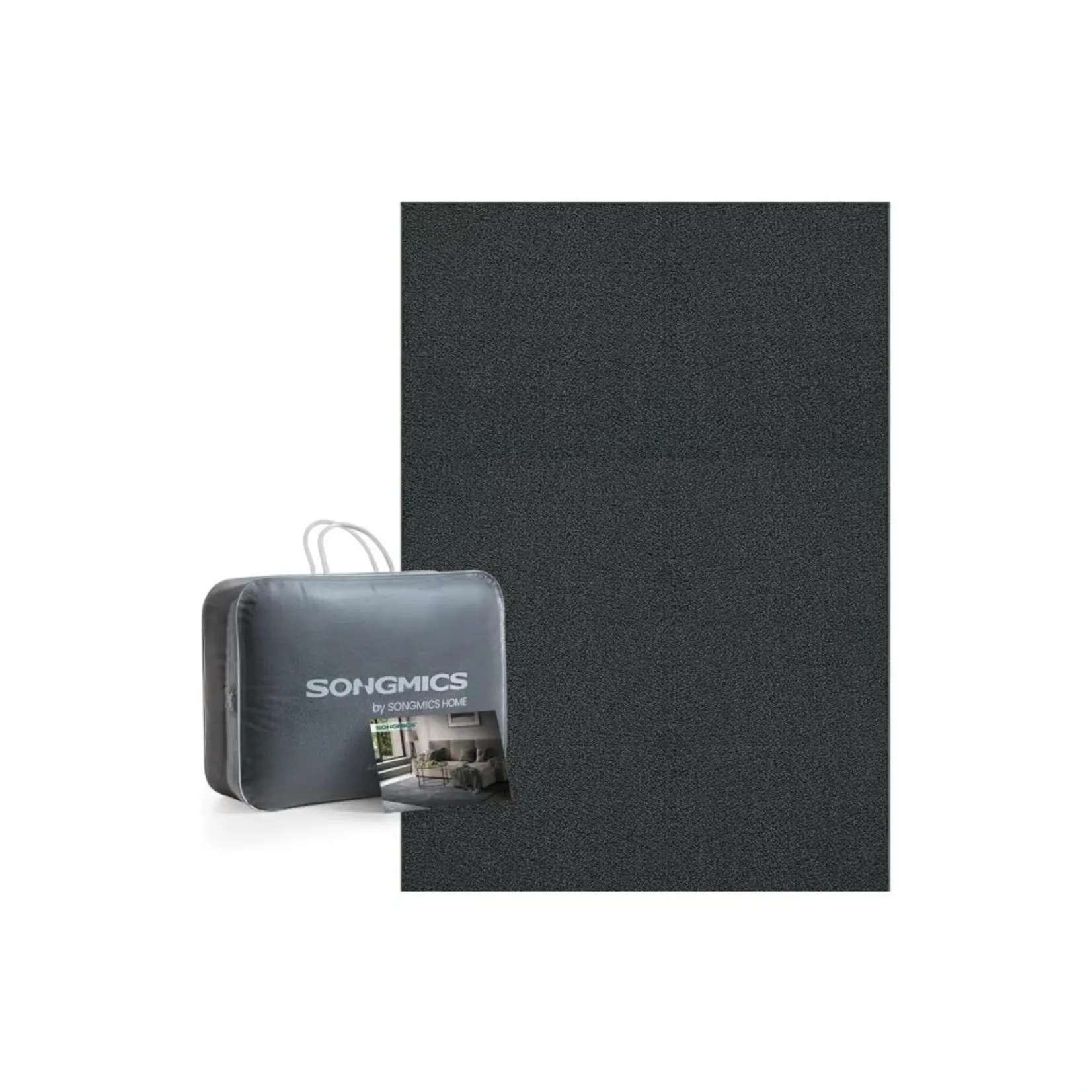 Parya Home Vloerkleed 120 x 170 cm – Parya Home – Antislip Tapijt voor Woonkamer en Slaapkamer – Machinewasbaar – Boho Stijl – antracietgrijs