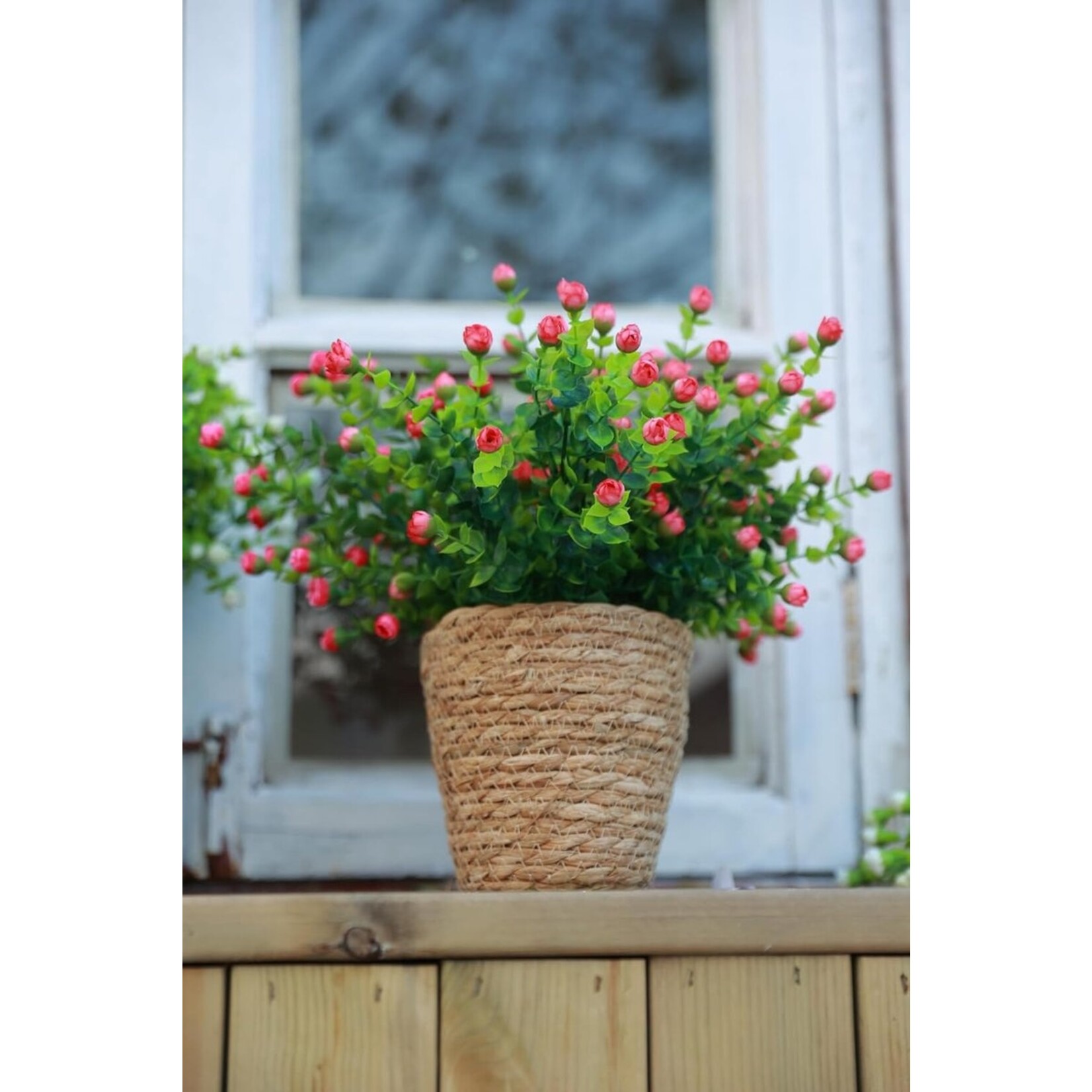 Parya Home 6 bundels kunstbloemen - balkon, kunstbloemen - weerbestendig