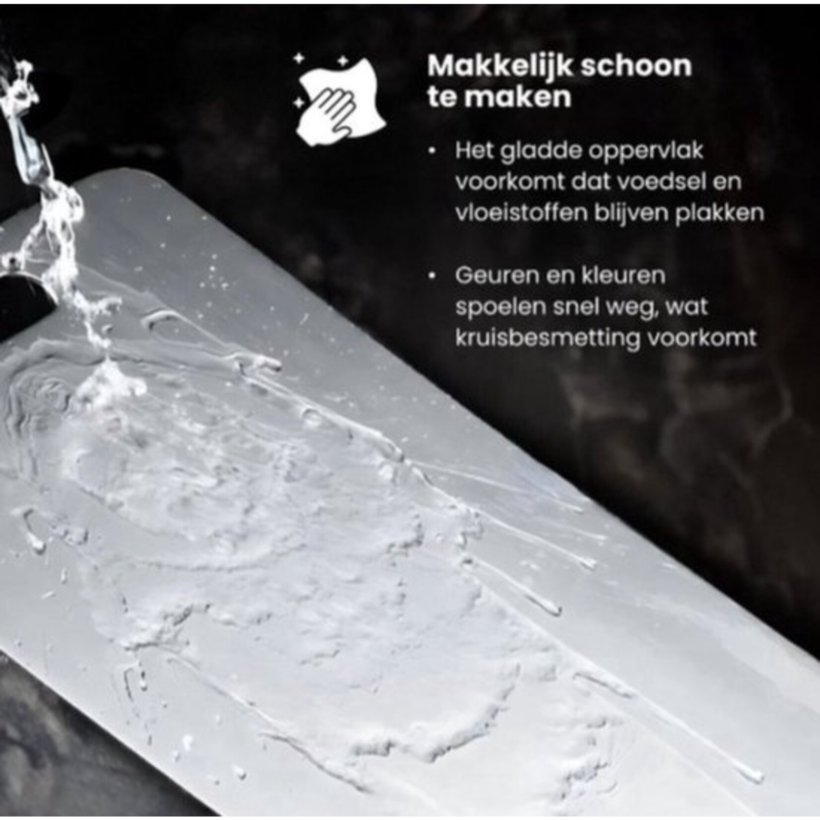 Dutch Wanted Dutch Wanted - Stainless steel  Cutting board - Cutting boards - Dishwasher safe - Rust-free steel - Cutting Boards - Set of 3