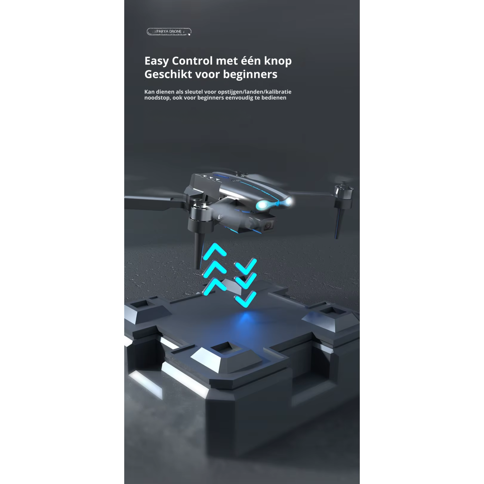 Dutch Wanted Dutch Wanted Max flow Drone - Remote control - Storage bag - Full HD