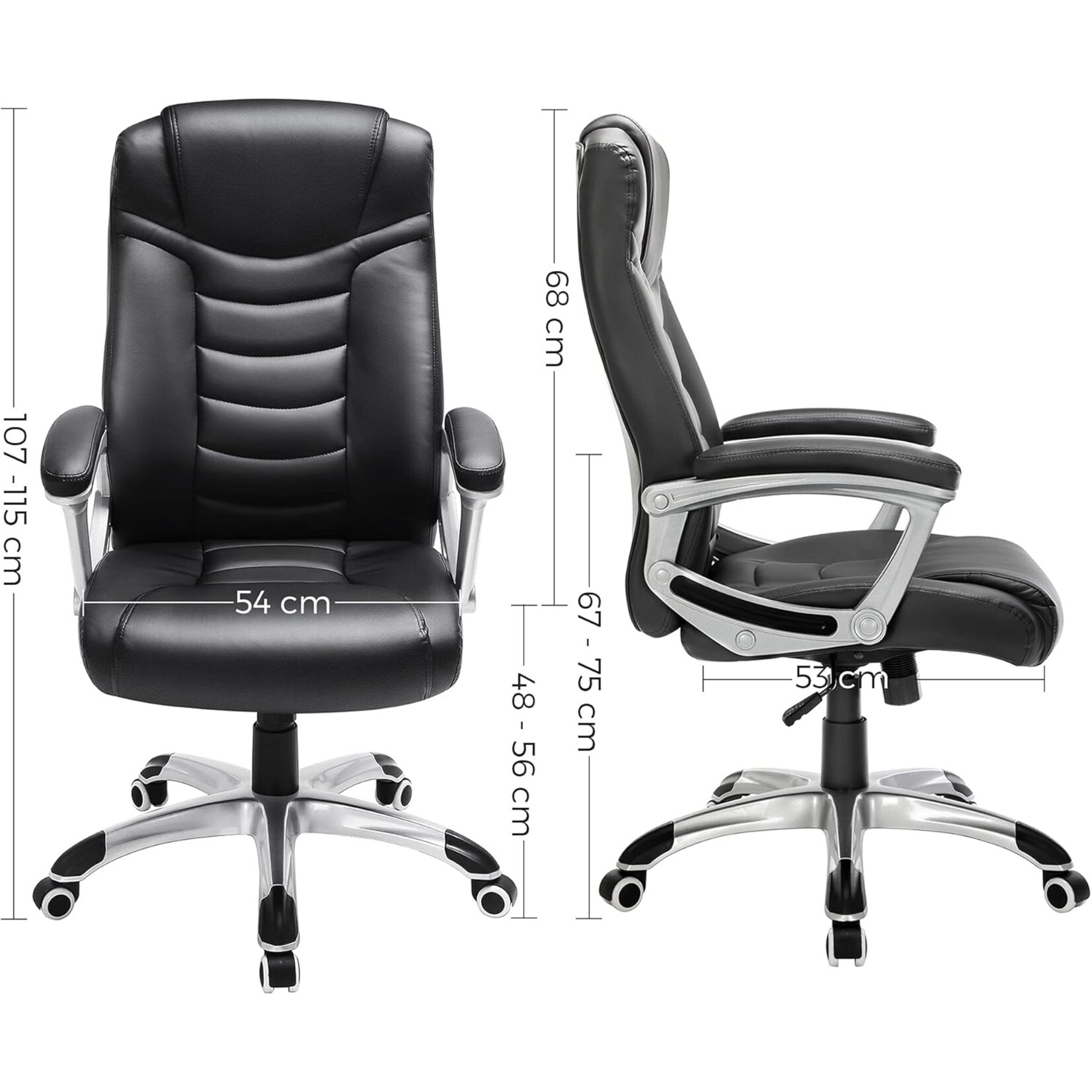 Bobbel Home Songmics - Ergonomic office chair - Adjustable