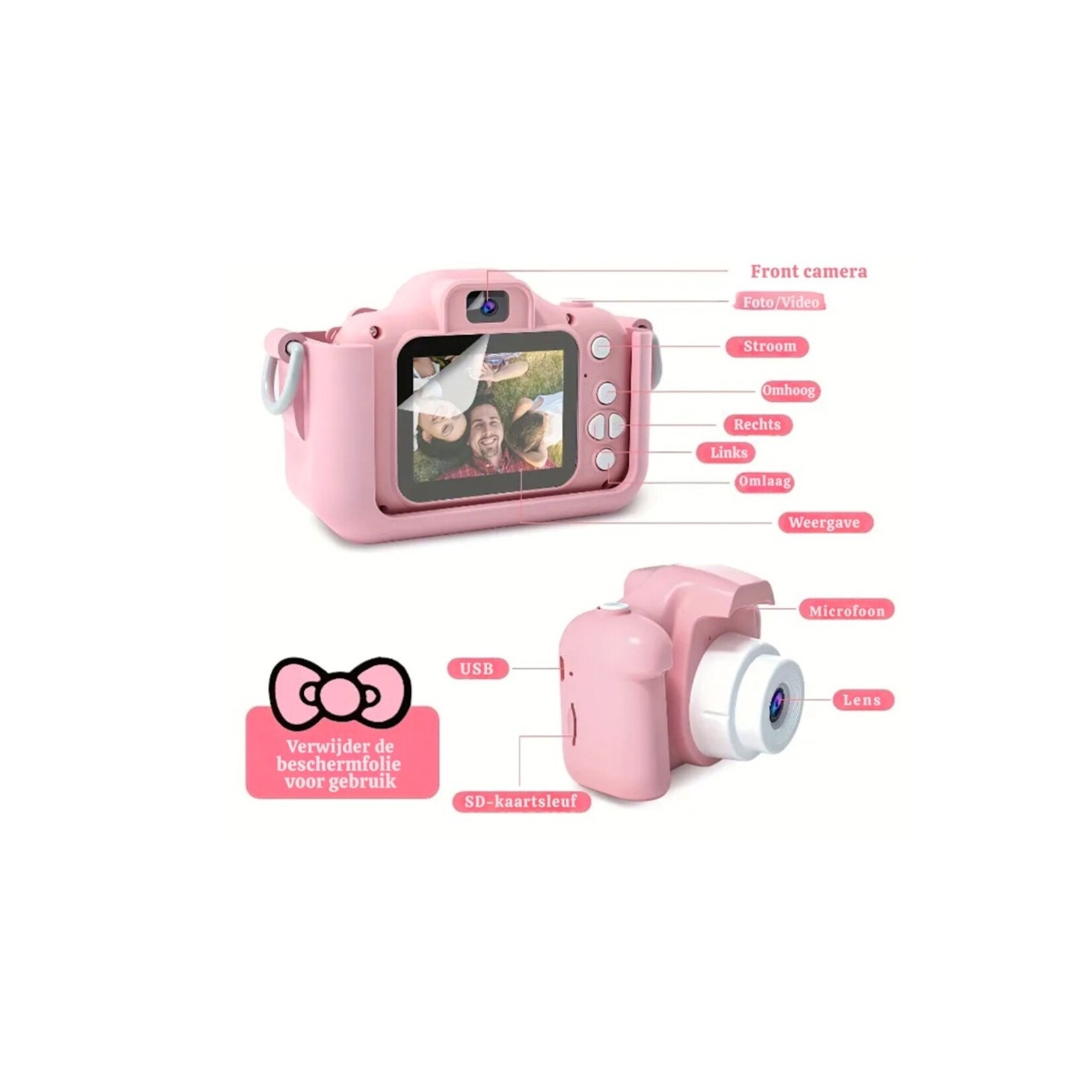 Bobbel Home Digital Children's Camera HD 1080p - Camera for Children