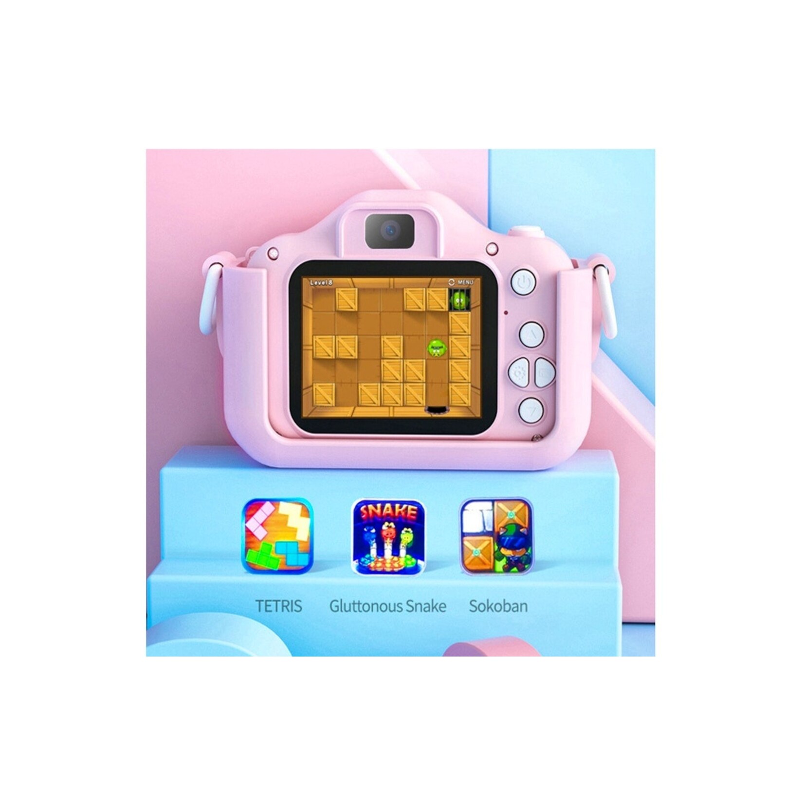 Bobbel Home Bobbel Home Digitale Kindercamera HD 1080p - Fototoestel Voor Kinderen