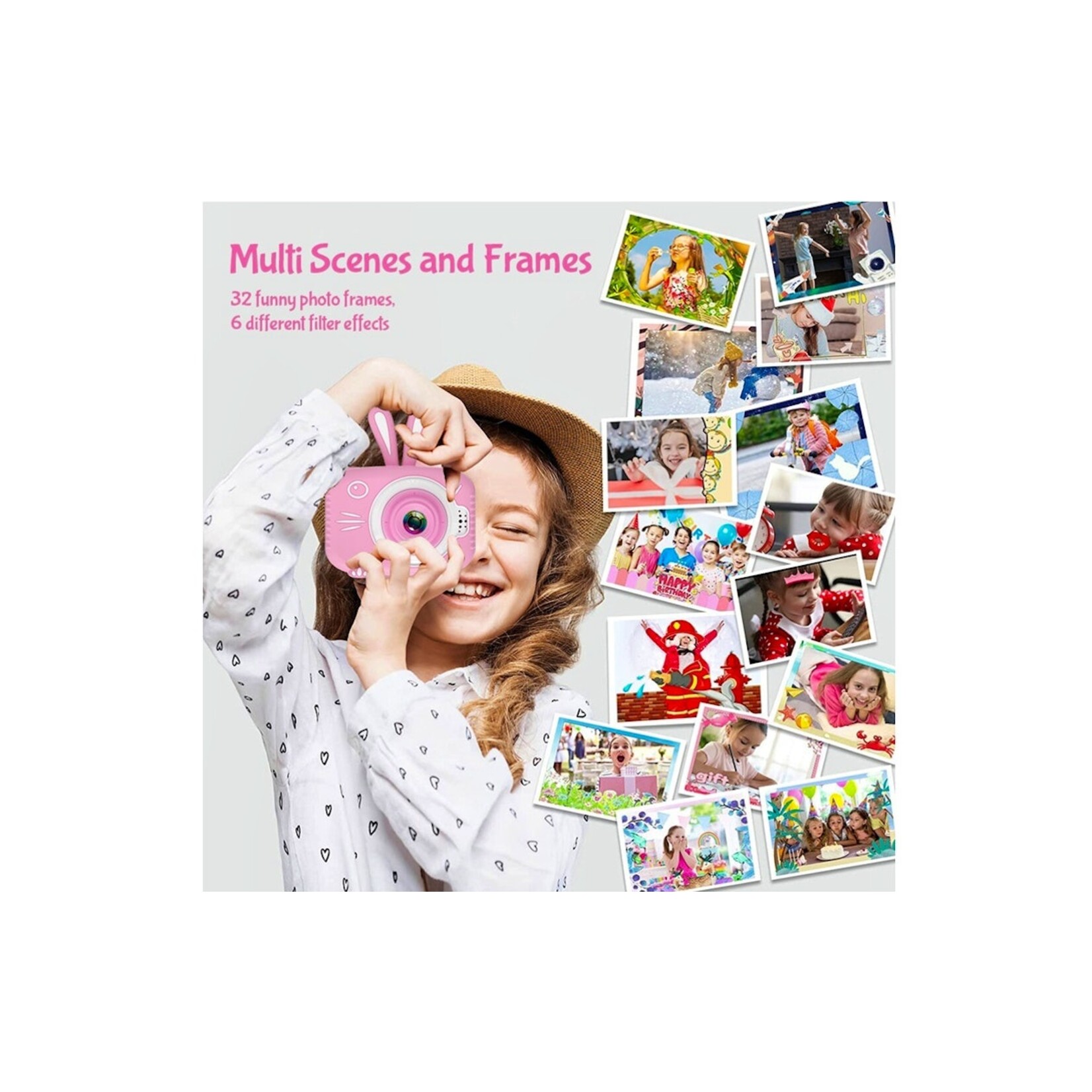 Bobbel Home Digital Children's Camera HD 1080p - Camera for Children