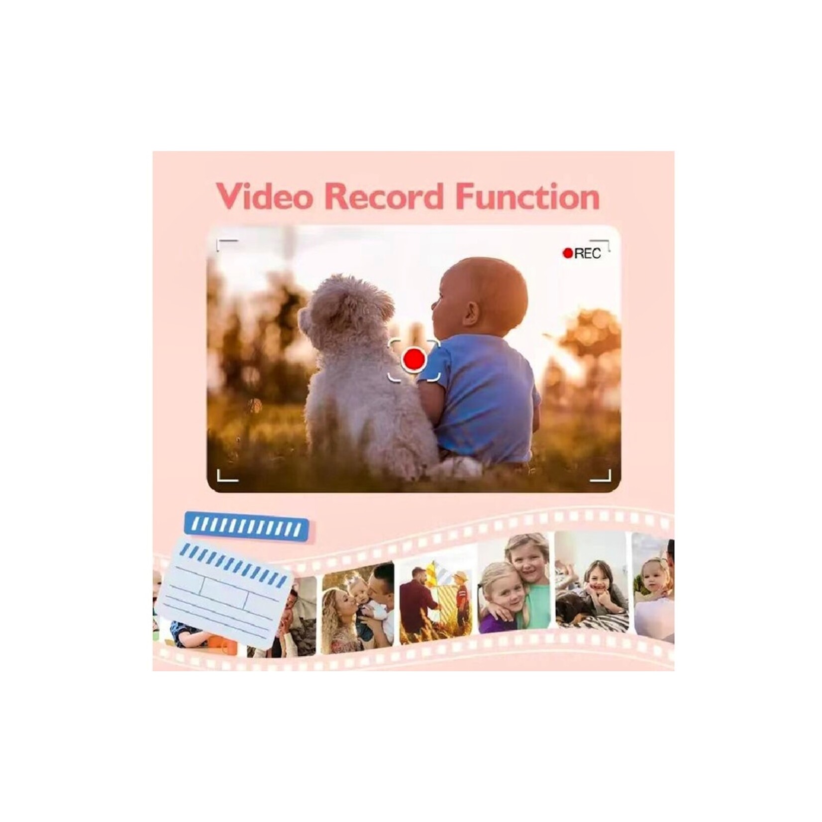 Bobbel Home Bobbel Home Digitale Kindercamera HD 1080p - Fototoestel Voor Kinderen