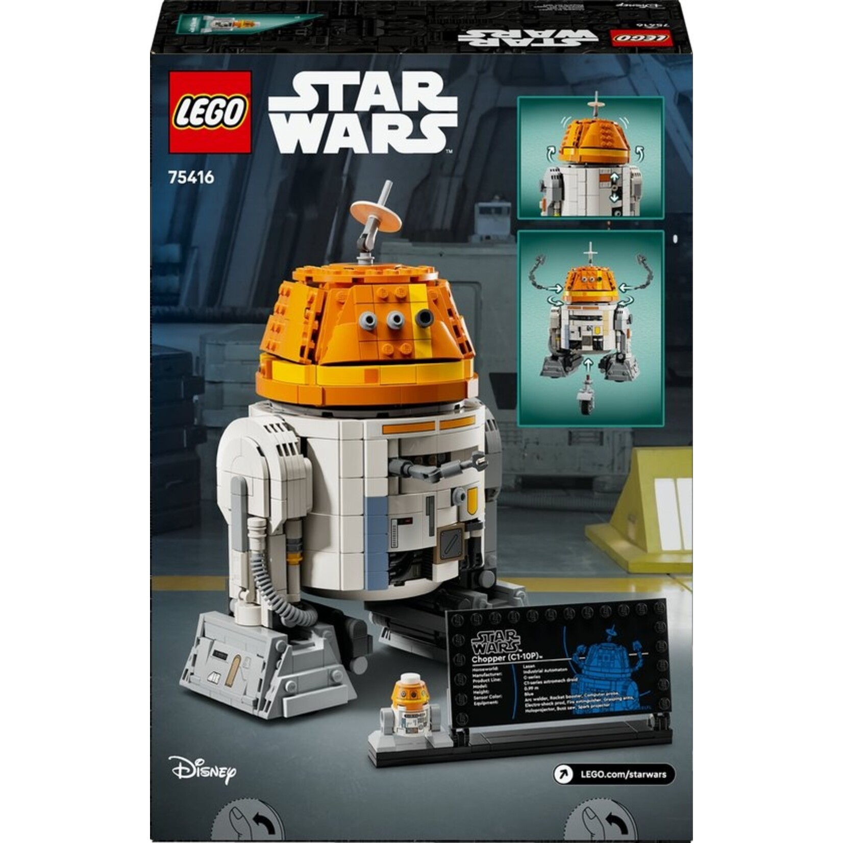 LEGO LEGO® Star Wars: Ahsoka™ Chopper (C1-10P)™ Astromech Droid - 75416