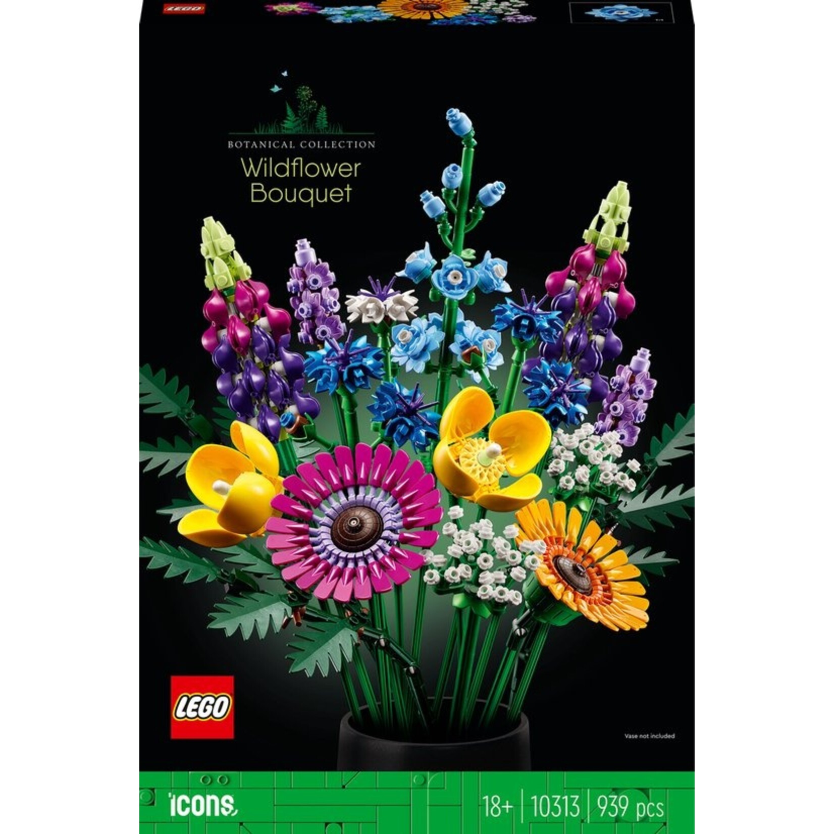 LEGO LEGO Icons Wildflower Bouquet Building Set for Adults, Botanical Collection - 10313