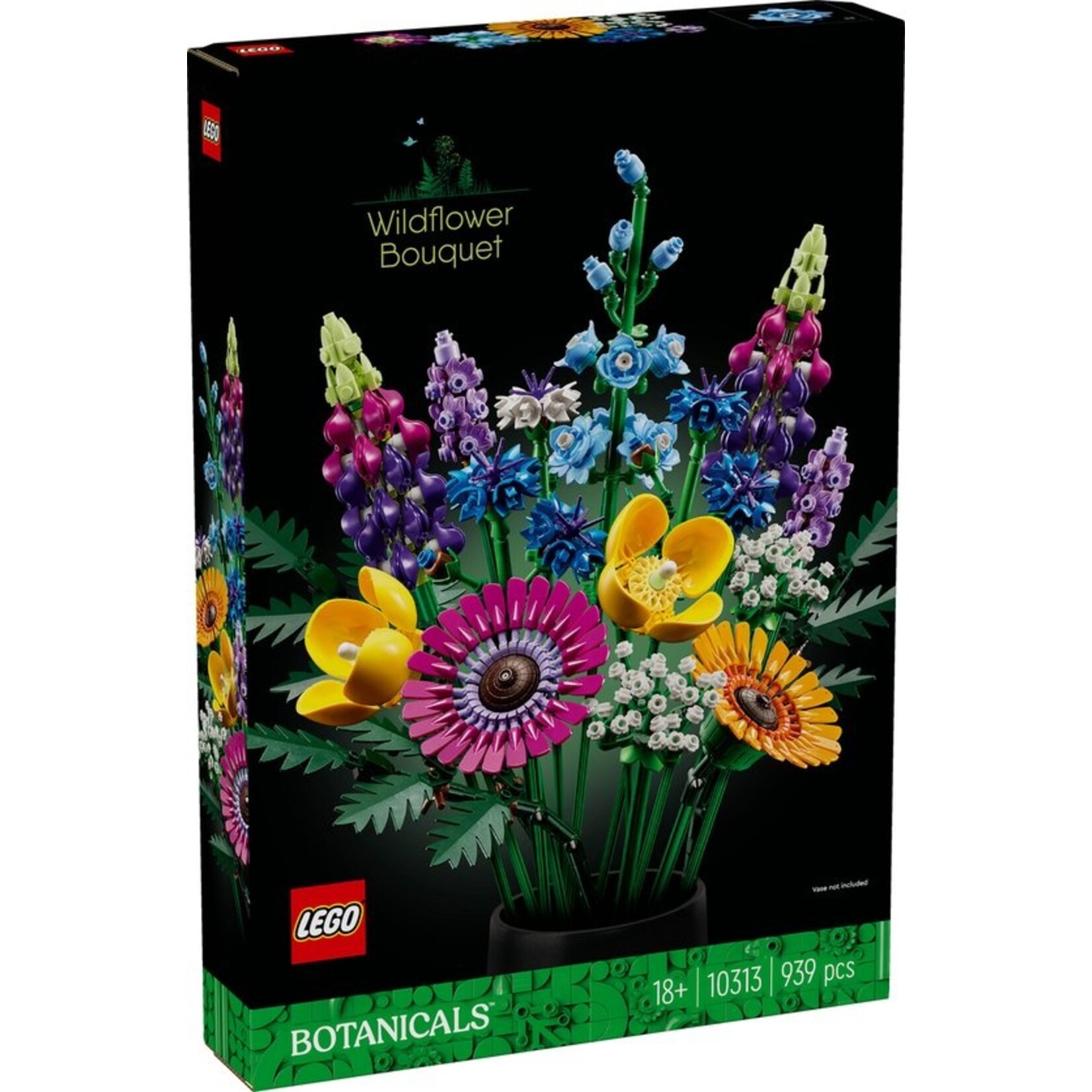 LEGO LEGO Icons Wilde Bloemen Boeket Bouwset voor Volwassenen, Botanical Collection - 10313