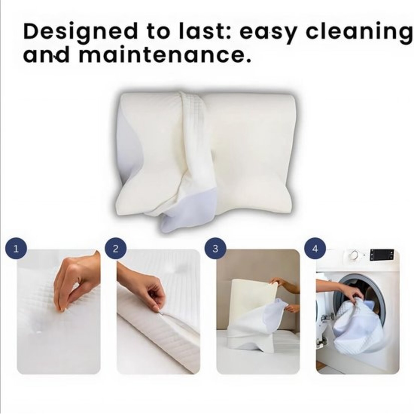 Breathable Pillow - Butterfly Pillow - Anti-Snoring - CPAP Pillow ✓ Orthopaedic Memory Foam Neck Pillow - Ergonomic Butterfly Sleep Pillow - Cervical Pillow - Memory Foam for Neck Problems - Comfortable Bed Pillow - Breathable Pillow Apnoea