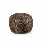 Drop & Sit - sfeervolle teddy  - panterprint - donkerbruin