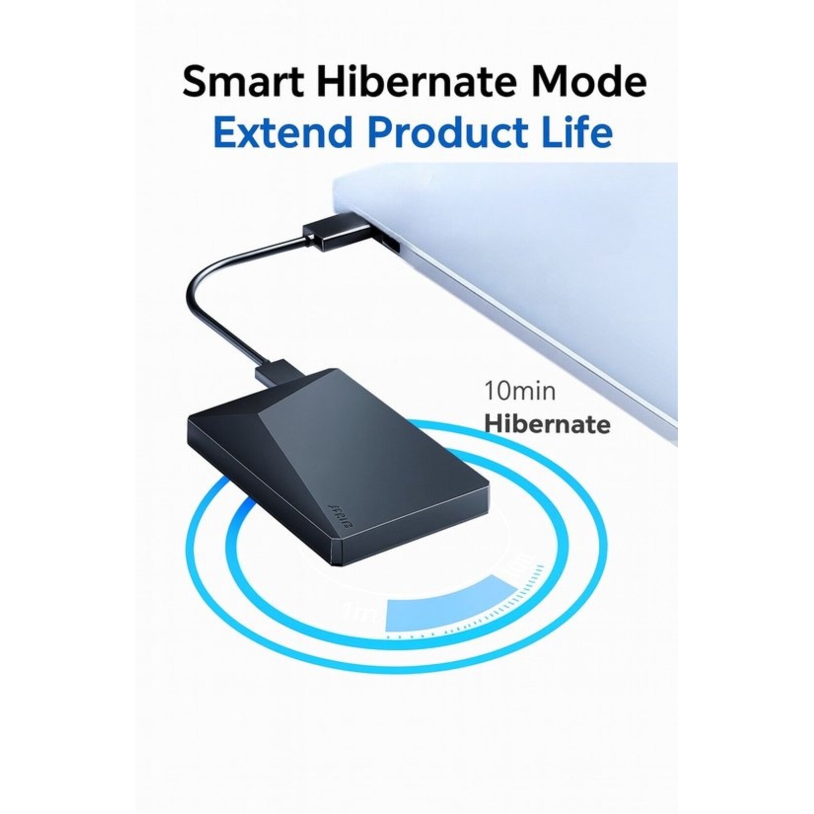 Eaget Eaget HDD drive - External hard drive - 1TB (2x500GB) - External hard drives – Hard drive – Plug and Play