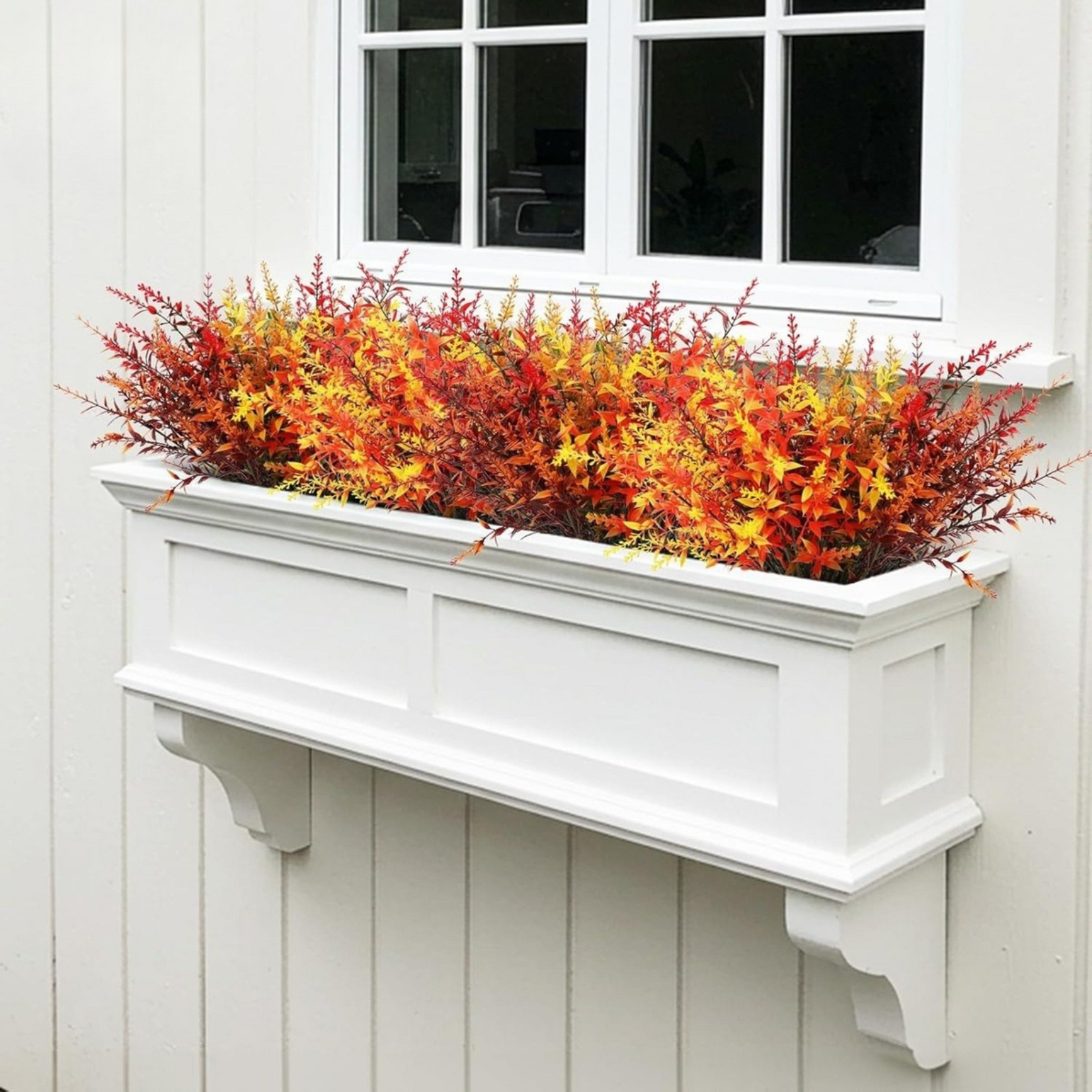 Bobbel home - Autumn bouquet - 8 bundles of artificial flowers - balcony - weather-resistant artificial flowers - outdoor - Artificial flowers - UV-resistant