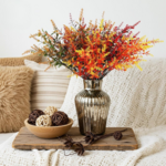 Bobbel home - Autumn bouquet - 8 bundles of artificial flowers - balcony - weather-resistant artificial flowers - outdoor - Artificial flowers - UV-resistant