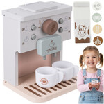 Bobbel Home Houten Koffiezetapparaat - Speelgoed Koffiemachine - Houten Keukenspeelgoed - Rollenspel Speelgoed - Barista Speelset Kinderen