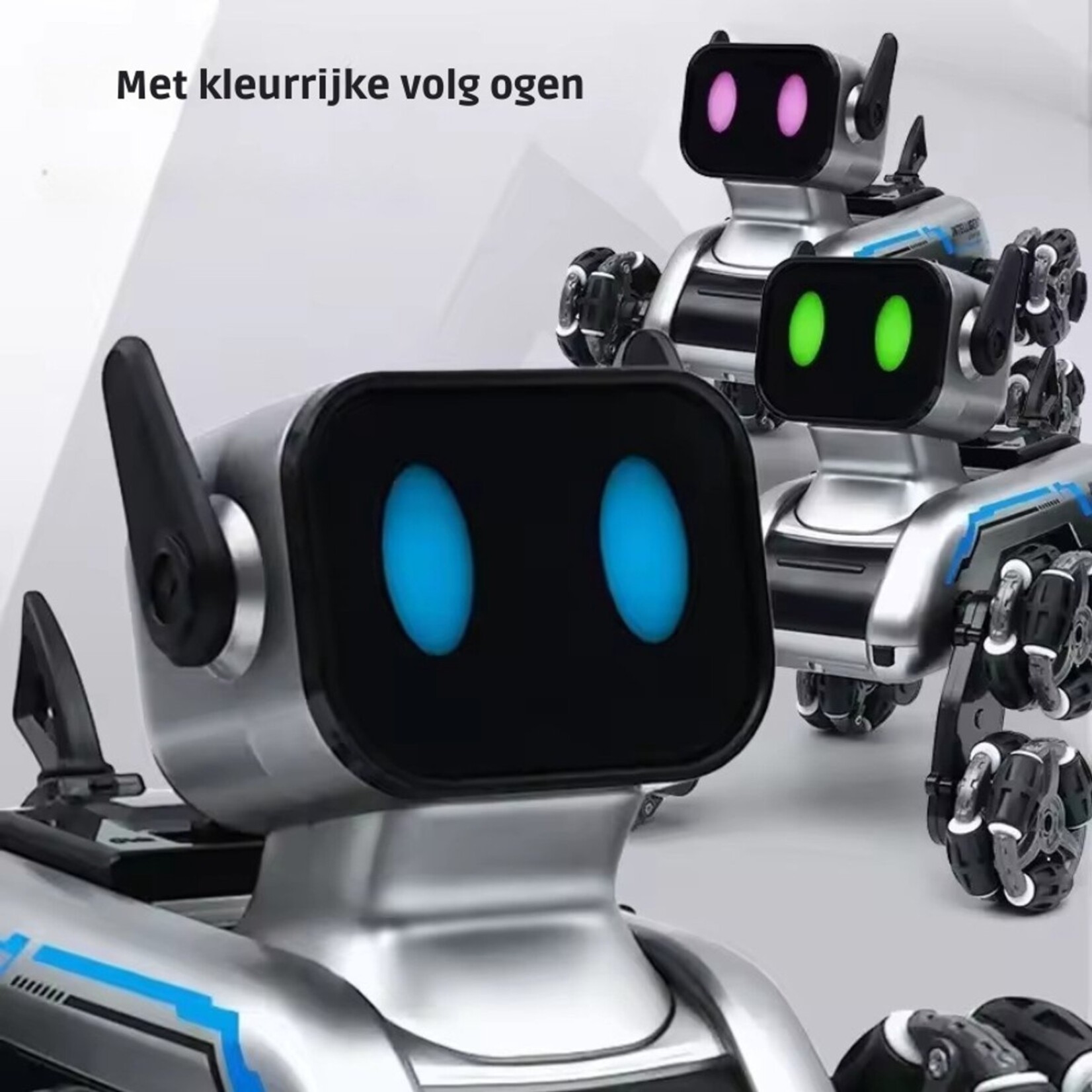 Dutch Wanted - Robot Dog - Remote-Controlled Dog - Interactive Dog - Rechargeable - With Remote Control